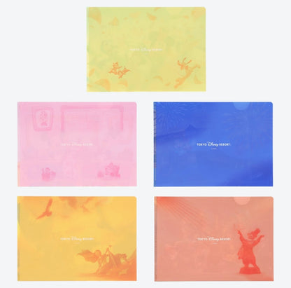 Japan Tokyo Disney Resort Clear folder 5 sheets