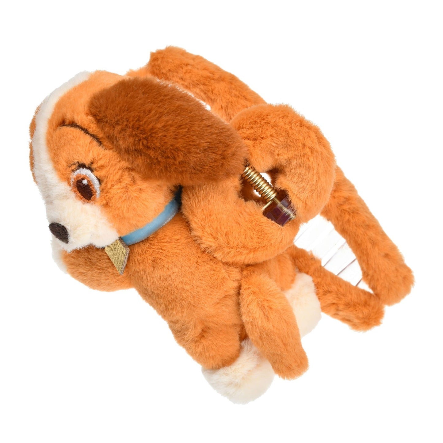 Japan Tokyo Disney Store Lady and the Tramp Hair Clip Huggable Plush Toy Style