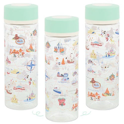 Japan Tokyo Disney Resort Drink Bottle Park Map Design