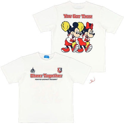Japan Tokyo Disney Resort Mickey MInnie T-shirts Cheer Together