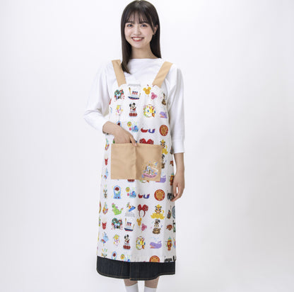 Japan Tokyo Disney Resort Happiness Tinker bell Park Motif Small World Apron