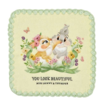 Japan Tokyo Disney Store Miss Bunny & Thumper Mini Towel Spring Romance Bambi