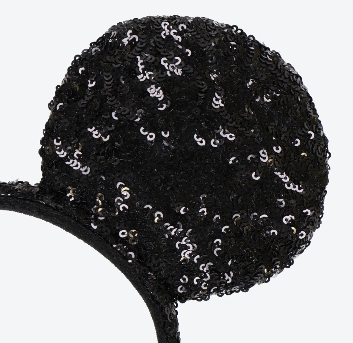 Japan Tokyo Disney Resort Ears Headband Sequin black Mickey