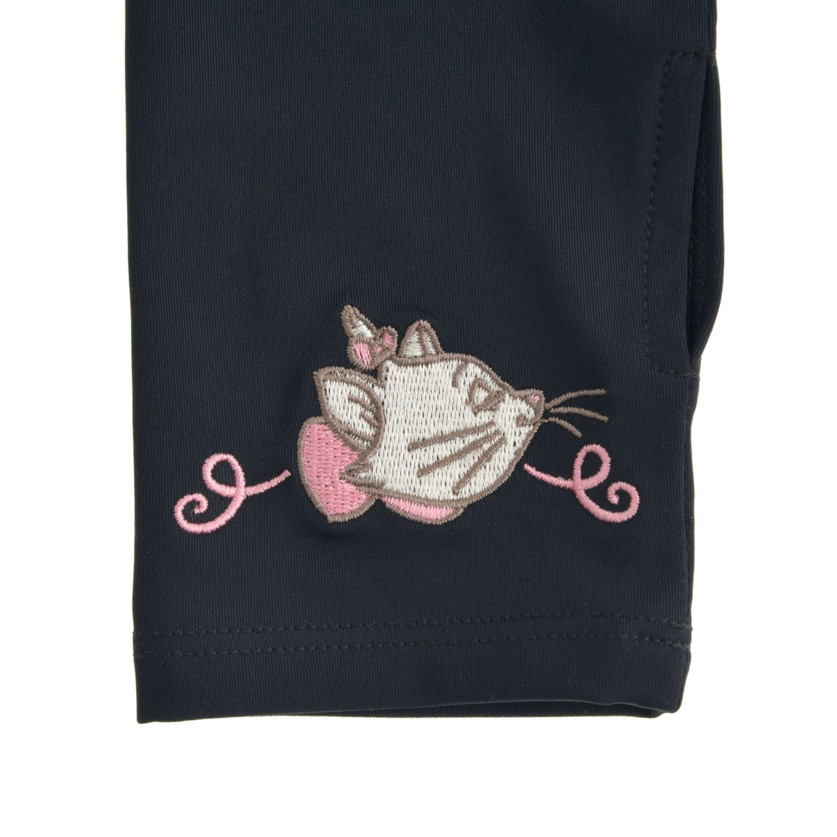 Japan Tokyo Disney Store Aristocats Marie Arm Covers UV Cut Cool Black SHINY DAY