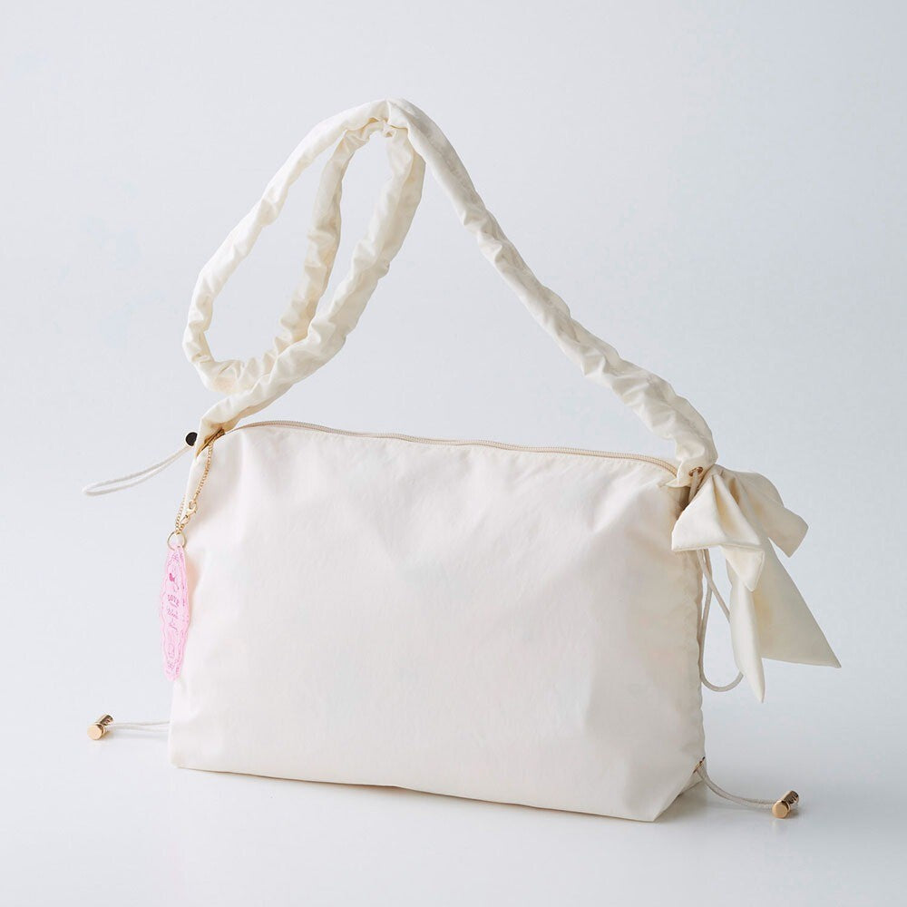 Japan Disney Fantasy Shop Bellemaison Minnie Daisy Gathered Ribbon Shoulder Bag