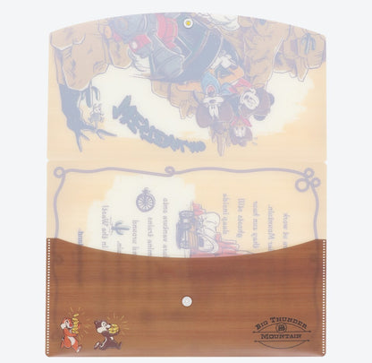 Japan Tokyo Disney Resort Big Thunder Mountain Mickey Letter set case