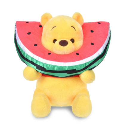 Japan Tokyo Disney Store Winnie the Pooh Plush Toy "I Love Watermelon"