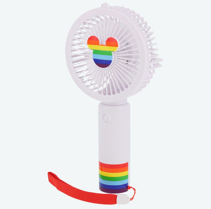 Japan Tokyo Disney Resort Electric fan Summer 2025 Glowing Light Rainbow