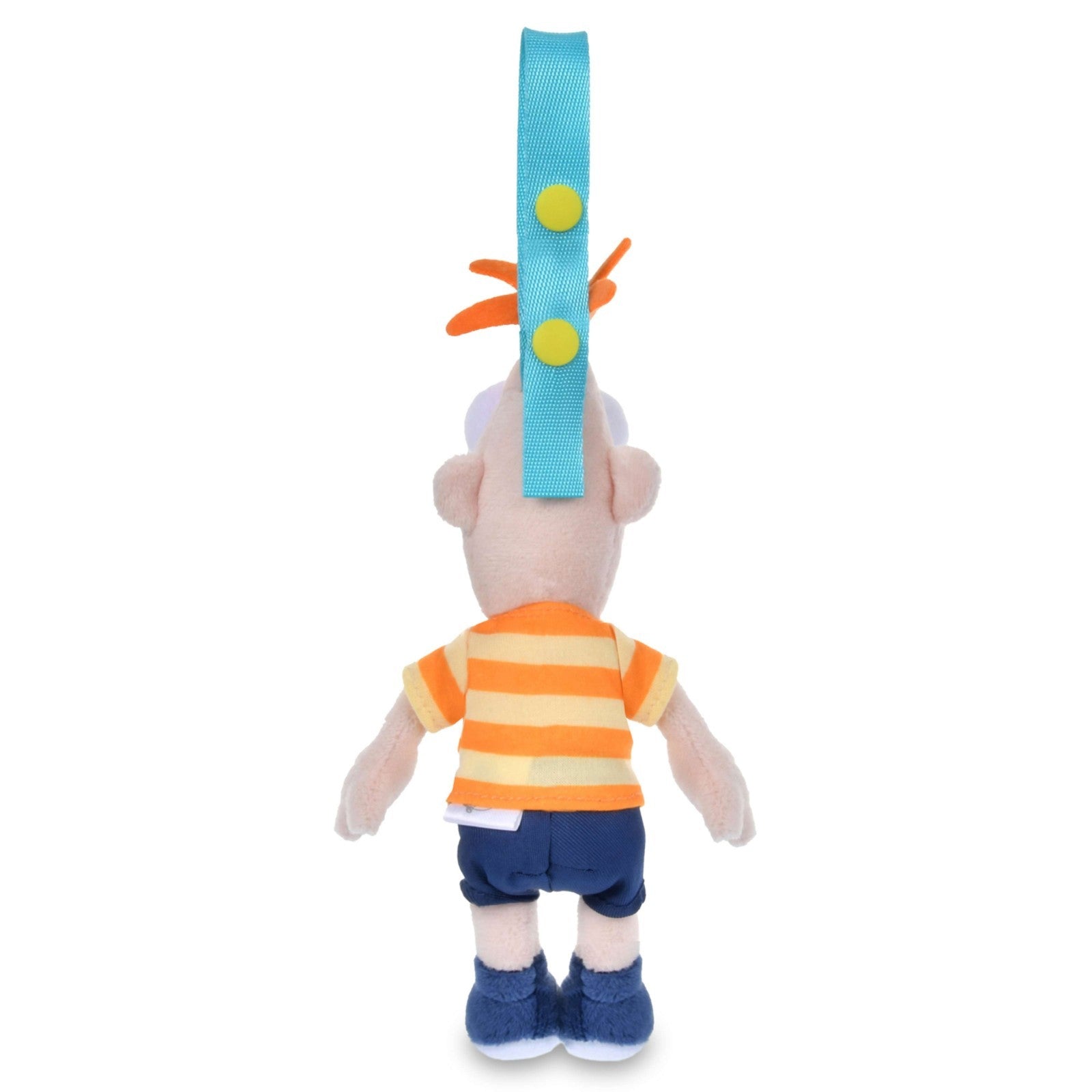 Japan Tokyo Disney Store Phineas Flynn Plush Toy Keychain Phineas and Ferb