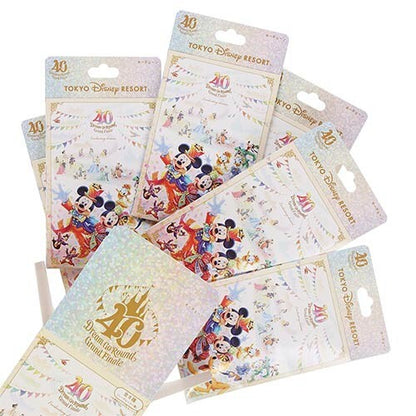 Japan Tokyo Disney Resort Key Chain Set of 8 40th Grand Finale
