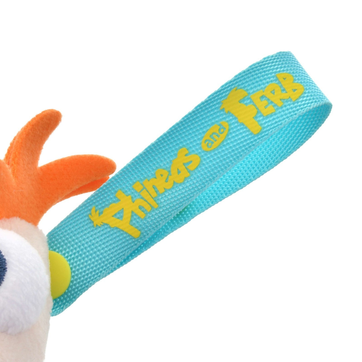 Japan Tokyo Disney Store Phineas Flynn Plush Toy Keychain Phineas and Ferb