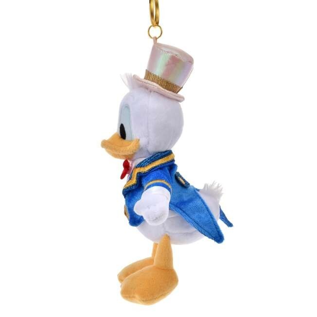 '+ Japan Tokyo Disney Store Donald Plush Toy Keychain Resort 25th Anniversary