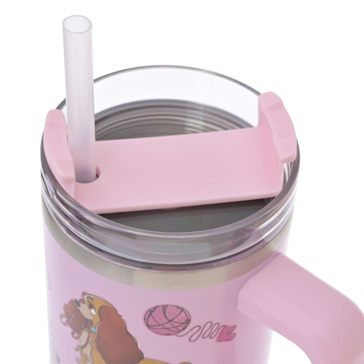 Japan Tokyo Disney Store Lady Tramp Stainless Steel Tumbler Holiday Drinkware