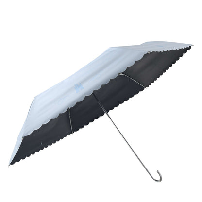 Japan Tokyo Disney Store Cinderella Folding Umbrella Sunny Rainy Carabiner SHINY