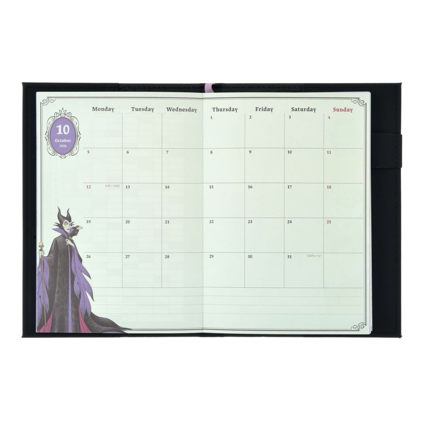 Japan Tokyo Disney Store Villains B6 Planner Schedule Book Diary 2027