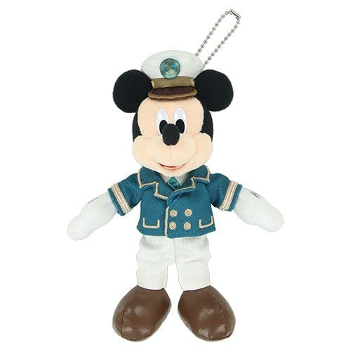 Japan Tokyo Disney Resort Mickey Mouse Plush Toy Badge Sea 25th