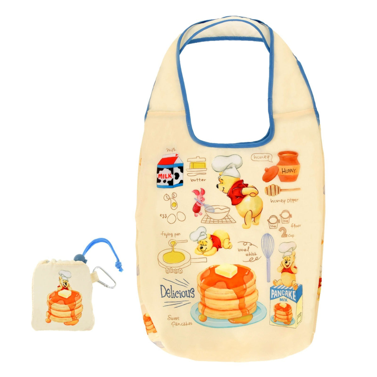 Japan Tokyo Disney Store Pooh & Piglet Shopping Eco Bag POOH HUNNY DAY 2026