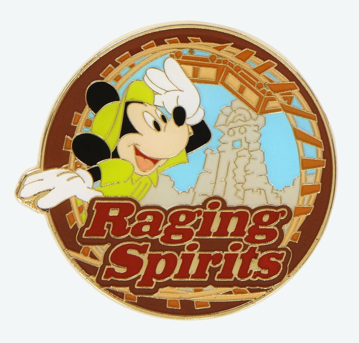 Japan Tokyo Disney Resort Pin badge Raging Spirits