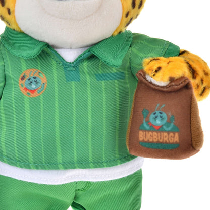 Japan Tokyo Disney Store Clawhauser Plush Toy Keychain BUGBURGA Zootopia 2