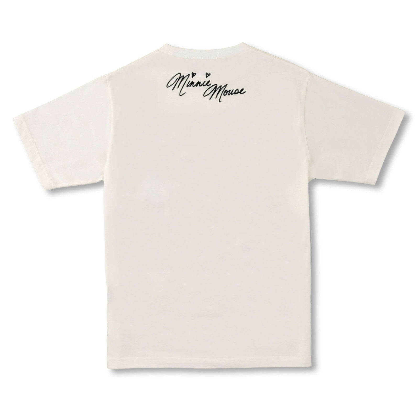 Japan Tokyo Disney Store Minnie Short-Sleeve T-Shirt Sign Dot White Collection