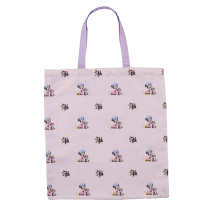 Japan Tokyo Disney Store Minnie & Figaro Shopping Eco Bag Water Color