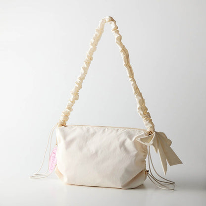 Japan Disney Fantasy Shop Bellemaison Minnie Daisy Gathered Ribbon Shoulder Bag