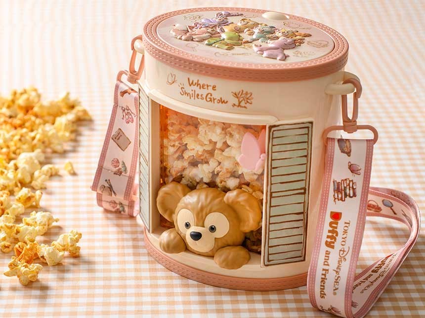 Japan Tokyo Disney Duffy Popcorn Bucket  2025 Lina Lou Olu May Cookie