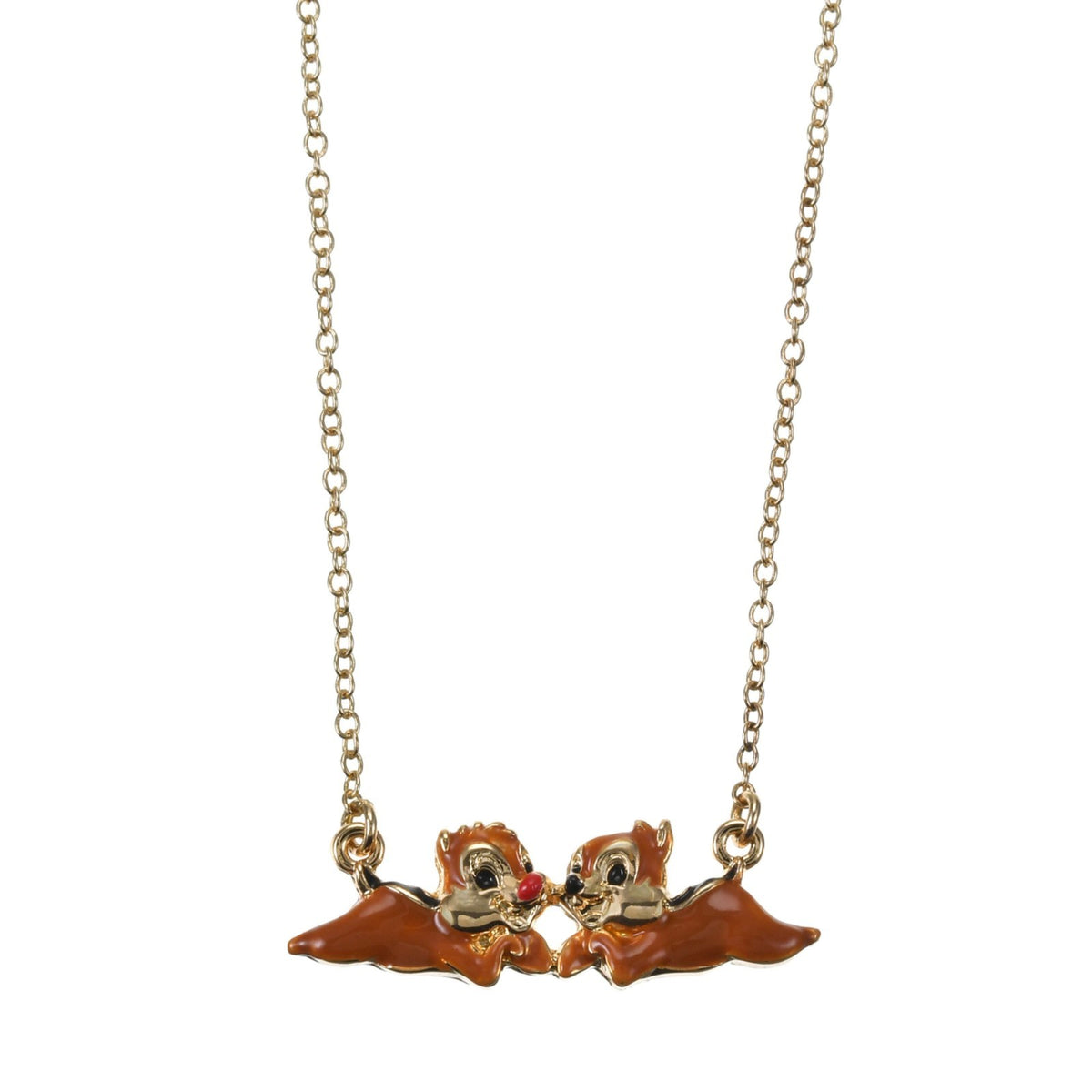 Japan Tokyo Disney Store Chip & Dale Necklace Character Motif