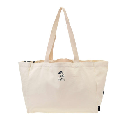 Japan Tokyo Disney Store Mickey Mega Tote Bag Logo Standing Pose Collection