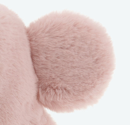 Japan Tokyo Disney Resort Ears Mickey limited Fluffy Winter Cap Hat Pink