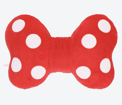 Japan Tokyo Disney Resort 2022 Minnie Mouse Cushion big ribbon New!!