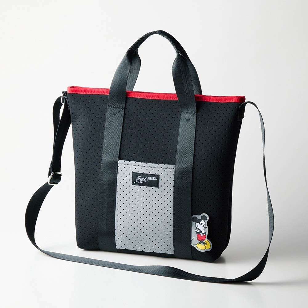 Japan Disney Fantasy Shop Bellemaison Mickey Soft Cushion 2way Shoulder Bag