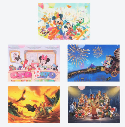 Japan Tokyo Disney Resort Clear folder 5 sheets