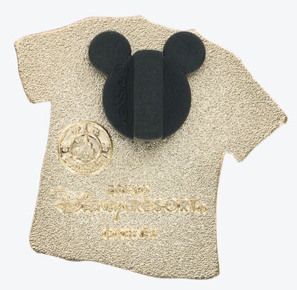 Japan Tokyo Disney Resort T-shirt Pin badge Collection Complete Sets (Set of 5)