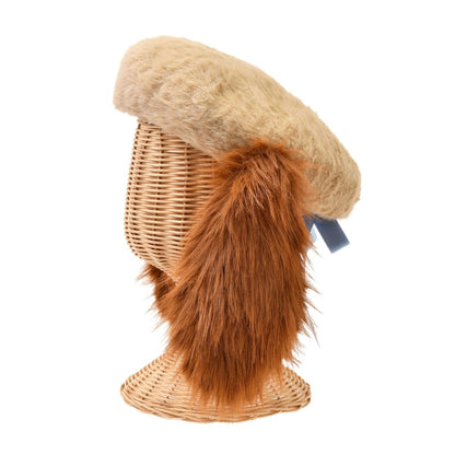 '+Japan Tokyo Disney Store Lady and the Tramp Hat Beret COSTUME GOODS Brown 57