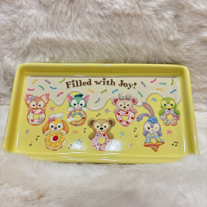 Japan Tokyo Disney Resort Duffy Filled with Smiles! Doughnut Sweets Plate