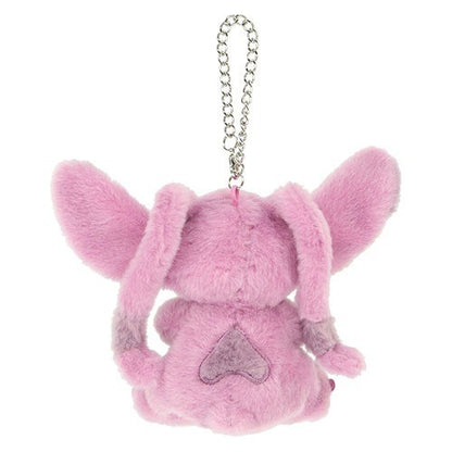 Japan Tokyo Disney Resort Angel Plush Toy Charm Stitch Keychain 626