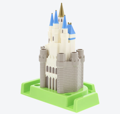 Japan Tokyo Disney Resort Cinderella Castle Pen Stand Memo ball pen Figure