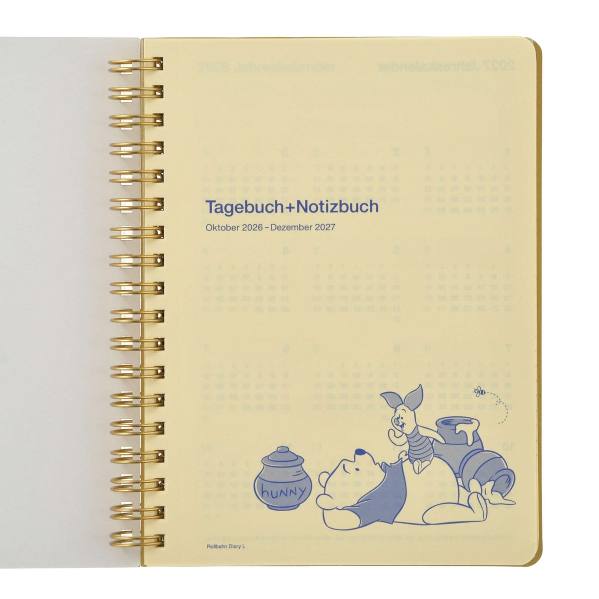 Japan Tokyo Disney Store Winnie the Pooh Delfonics Rollbahn Diary L 2027