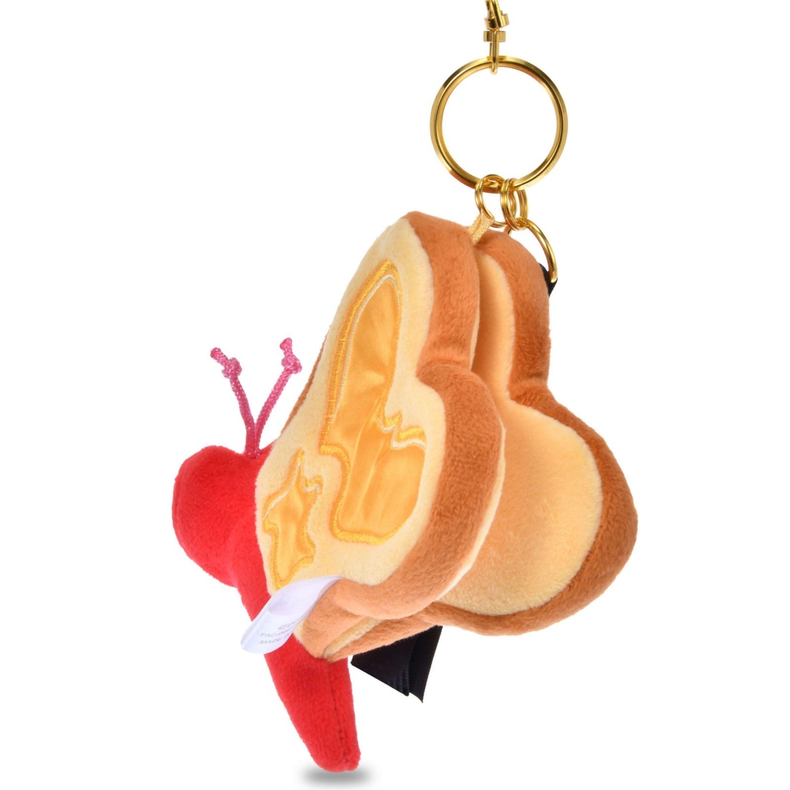 '+KeJapan Tokyo Disney Store Bread and Butterfly Plush Keychain Alice Wonderland
