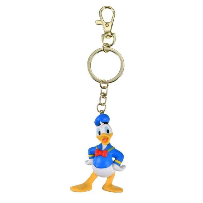 Japan Tokyo Disney Store Donald Duck Keychain Basic 3D Key Chain Fes