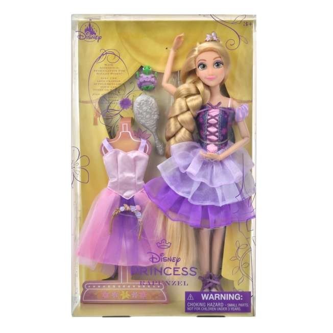 Japan Tokyo Disney Store Rapunzel & Pascal Doll Figure Set Ballet Tangled