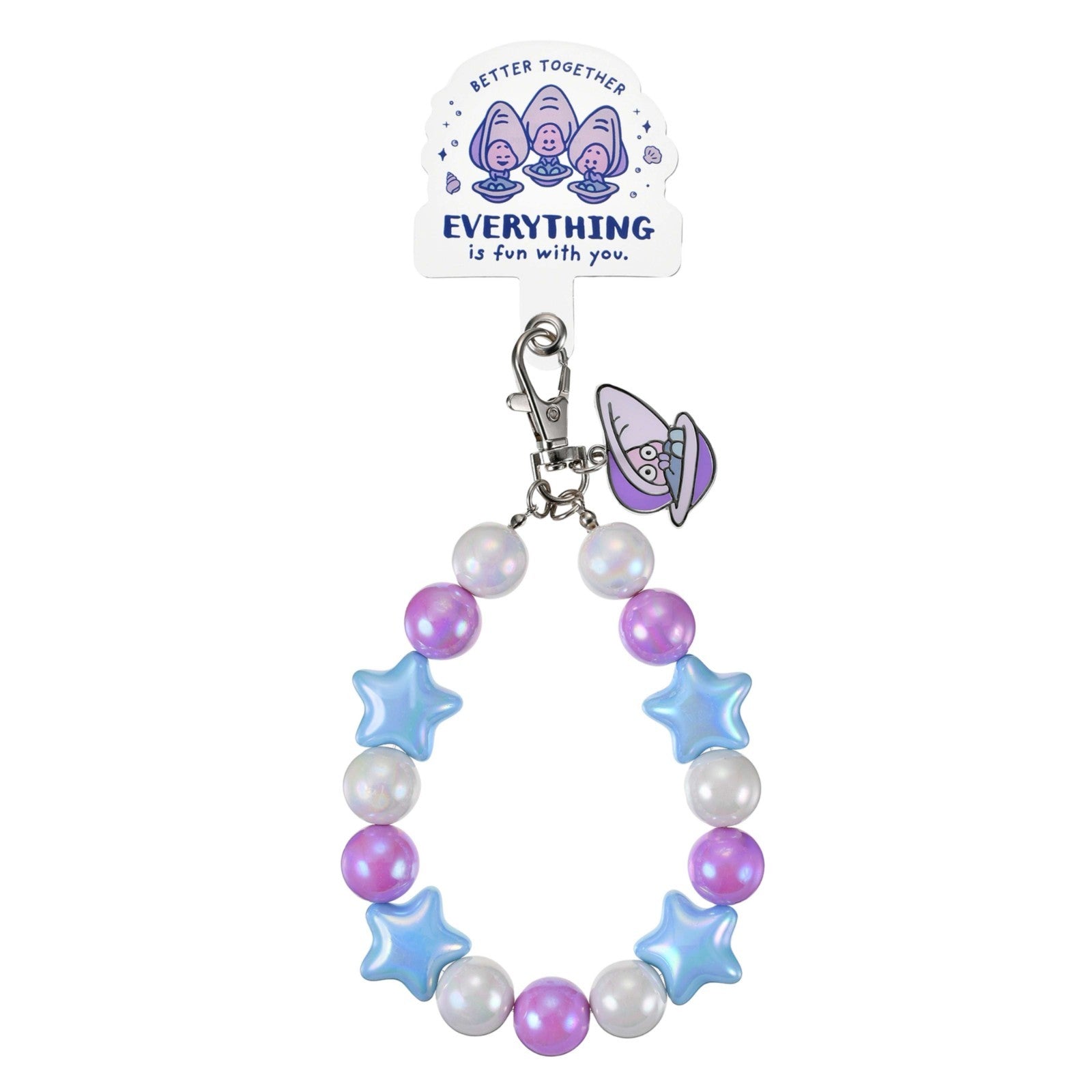 Japan Tokyo Disney Store Young Oyster  Smartphone Strap Beads BABY OYSTERS Alice