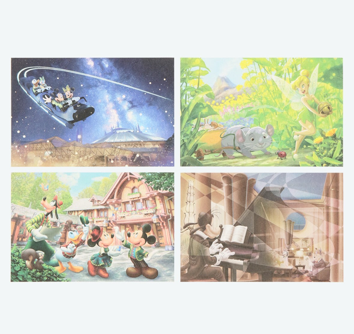 Japan Tokyo Disney Resort  Mickey Donald Goofy Chip & Dale Memo pad