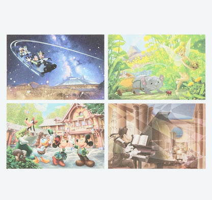 Japan Tokyo Disney Resort  Mickey Donald Goofy Chip & Dale Memo pad