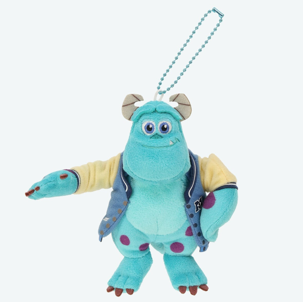 Japan Tokyo Disney Resort Monsters Inc. University Sulley Plush Keychain