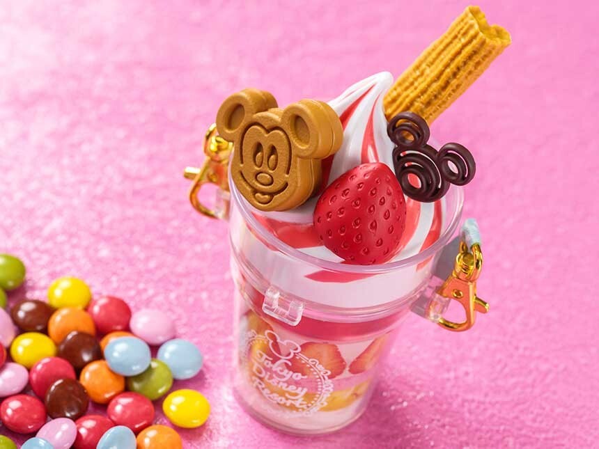 Japan Tokyo Disney Resort Parfait Mickey Waffle Sweet Pop World Mini Snack Cese