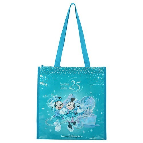 Japan Tokyo Disney Resort Sea 25th Sparkling Jubilee Shopping Bag Tote bag S