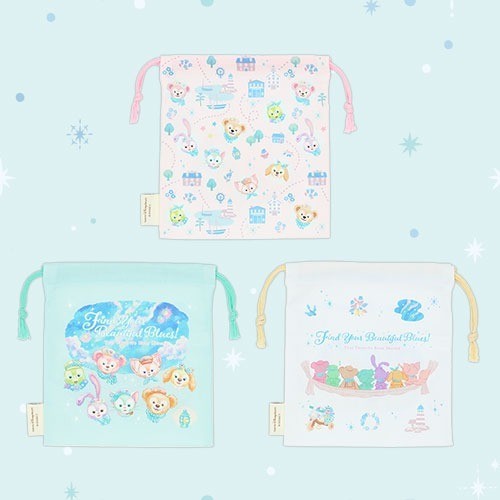 Japan Tokyo Disney Resort Find Your Beautiful Blue Ring Set Duffy