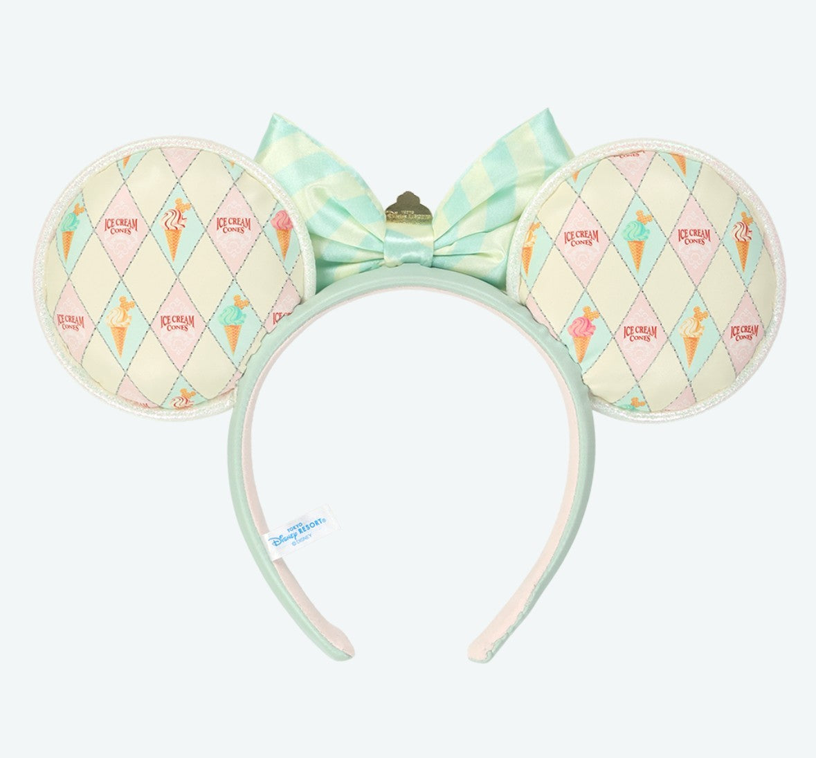 Japan Tokyo Disney Resort Ice cream cone Ears Minnie limited Cap Ears Headband